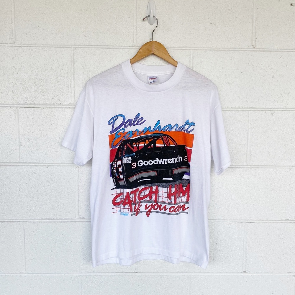 Vintage 90s Dale Earnhardt Single Stitch NASCAR Graphic T-Shirt
